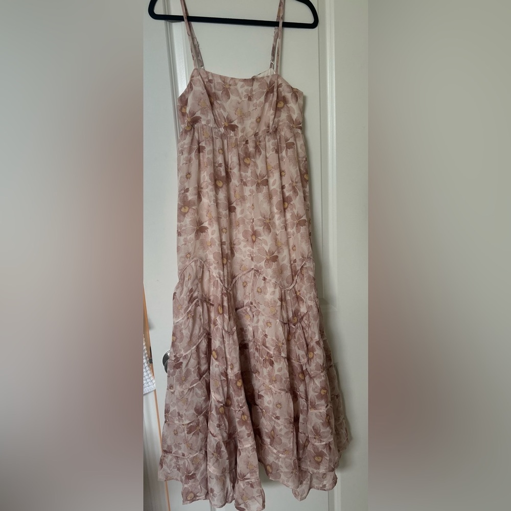 NWT Storia Floral Tiered Maxi Dress Size medium